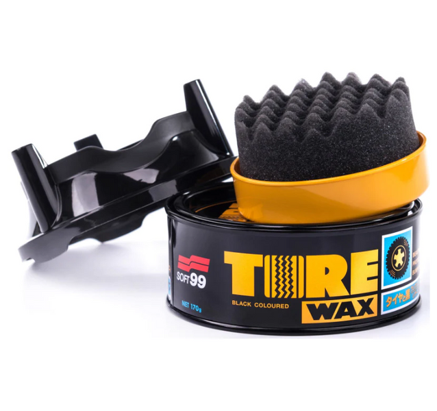 Твердый воск для шин SOFT99 Tire Black Wax 170гр (02015) 02015-485 фото Merkus detailing