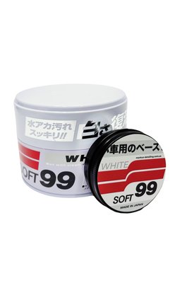 Базовий віск для світлих автомобілів White Super Wax Soft99 50г 00020/50 фото Merkus detailing