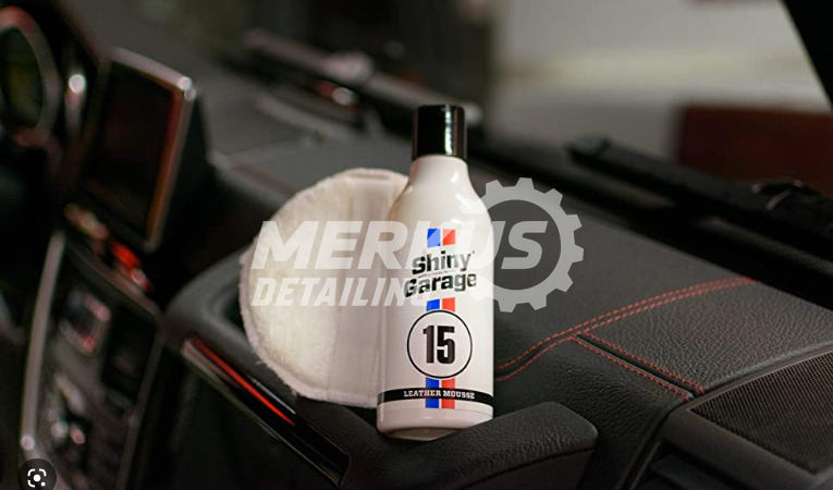 Крем по уходу за кожей Shiny Garage Leather Mousse 0.25л 000070 фото Merkus detailing