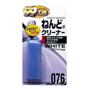 Супер очиститель кузова на основе глины для светлых авто 150G SOFT99 Surface Smoother White (00044) 00044-224 фото Merkus detailing