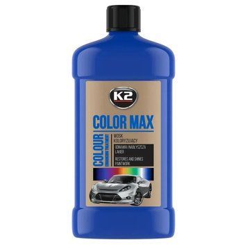 Поліроль восковий для кузова синій K2 Max Color 500 мл K20343-3039 фото Merkus detailing
