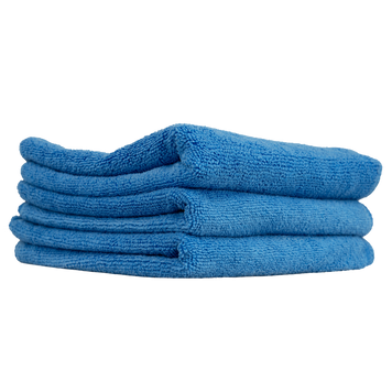 РУШНИК З УЛЬТРАТОНКОЇ МІКРОФІБРИ, СИНІЙ ULTRA-FINE MICROFIBER TOWEL 40 x 40 см - BLUE 3 шт MIC102_03-1814 фото Merkus detailing