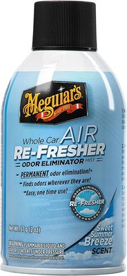 Освіжувач повітря з ароматом "Літній бриз" Meguiar's G16602 Air Re-Fresher Sweet Summer Breeze Scent, 57 г G16602 фото Merkus detailing