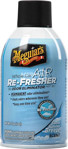 Освежитель воздуха с ароматом "Летний бриз" Meguiar's G16602 Air Re-Fresher Sweet Summer Breeze Scent, 57 г G16602 фото Merkus detailing