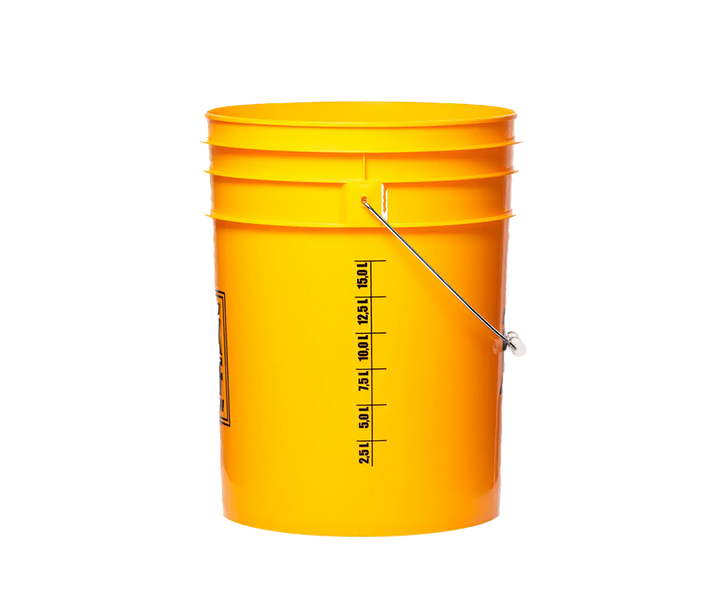 Відро для миття автомобіля Work Stuff Detailing Bucket Yellow 20 літрів WS041-1853 фото Merkus detailing