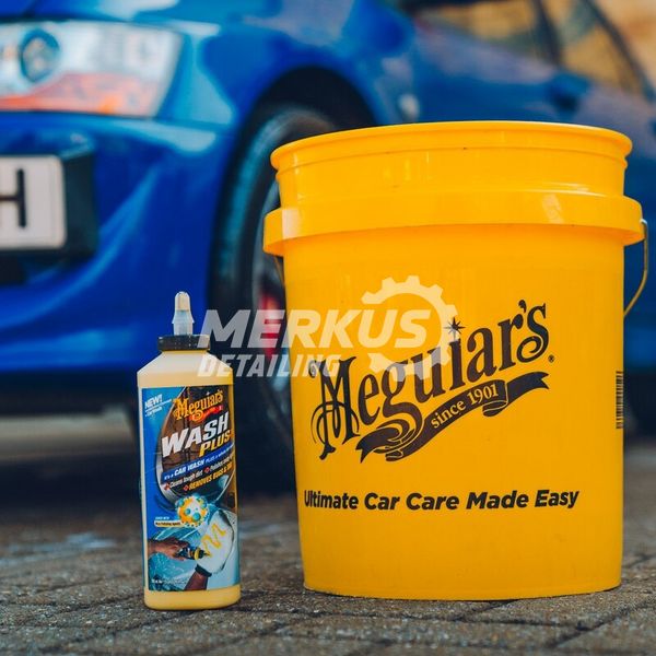 Відро пластикове Meguiar's RG203 Yellow Bucket, 19 л RG203 фото Merkus detailing