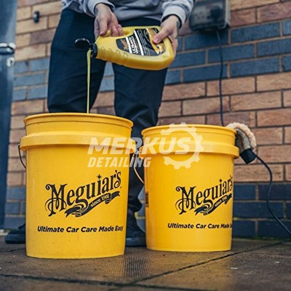 Ведро пластиковое Meguiar's RG203 Yellow Bucket, 19 л RG203 фото Merkus detailing