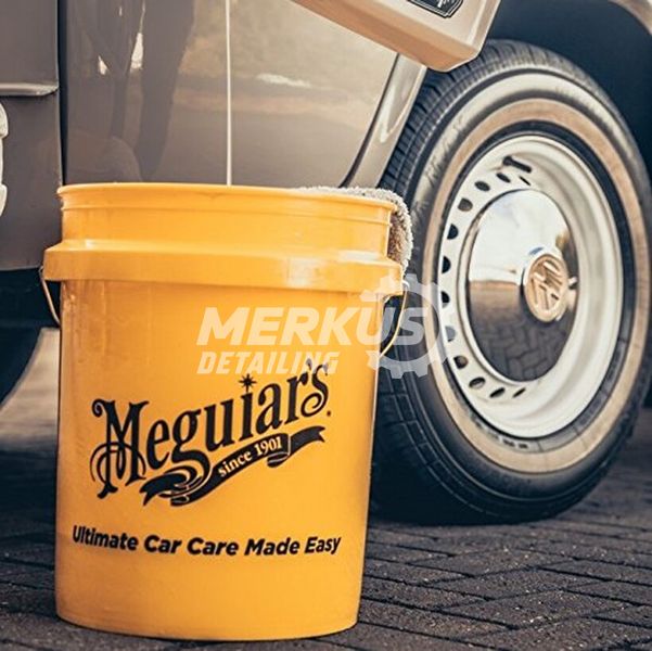 Ведро пластиковое Meguiar's RG203 Yellow Bucket, 19 л RG203 фото Merkus detailing