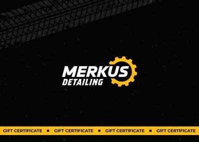 Подарочный сертификат Merkus Detailing 500 гривен