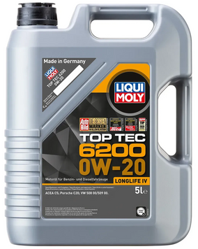 Моторне масло Liqui Moly Top Tec 6200 0W-20, 5л
